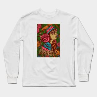 Lucero Band Poster Aboriginal Style Long Sleeve T-Shirt